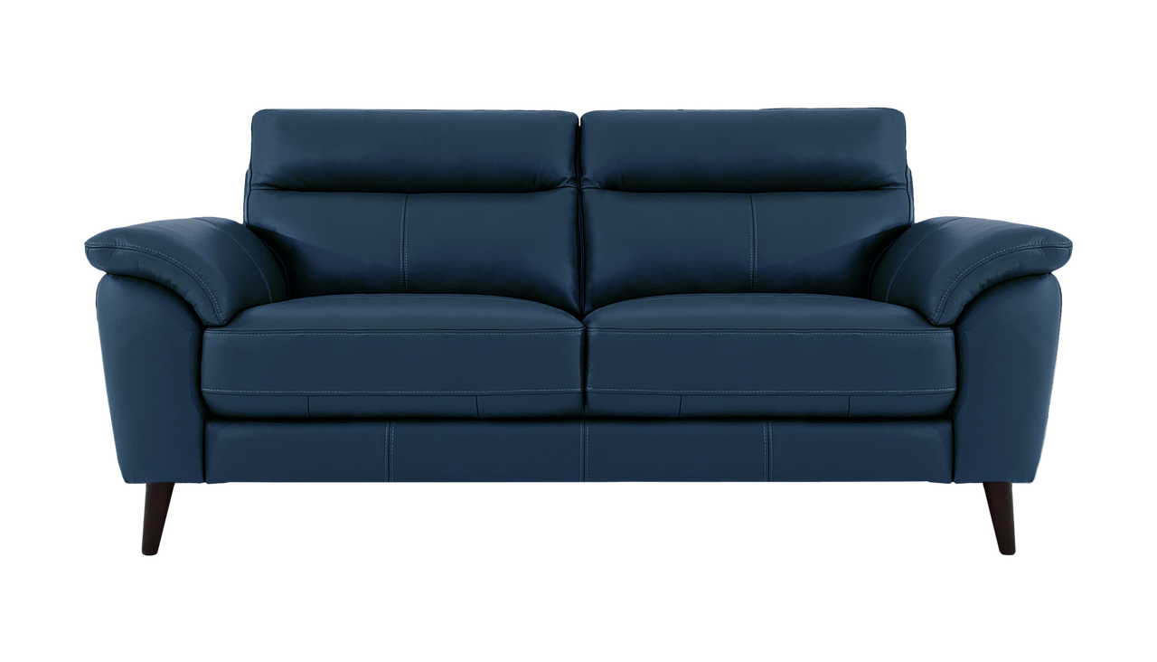 Jayley 3 Seater Leather Sofa With Storage