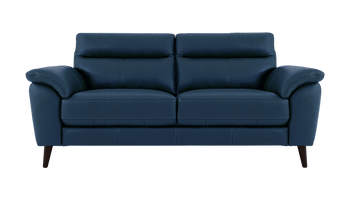 Jayley 3 Seater Leather Sofa With Storage