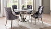Amour 1.3m Marble Round Dining Table