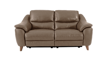 Francis 3 Seater Leather Sofa