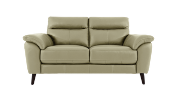 Jayley 2 Seater Leather Sofa with Storage