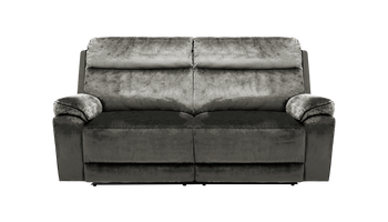 Banks 3 Seater Manual Recliner Velvet  Sofa