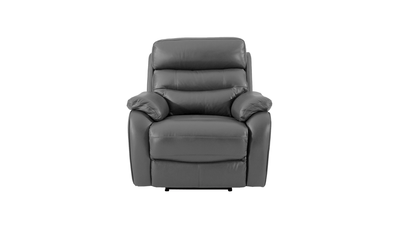James Manual Recliner Leather Armchair