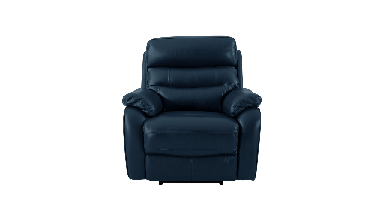 James Manual Recliner Leather Armchair