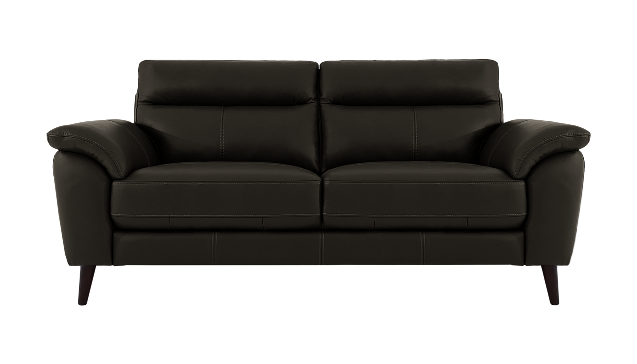 Jayley 3 Seater Leather Sofa With Storage