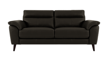 Jayley 3 Seater Leather Sofa With Storage