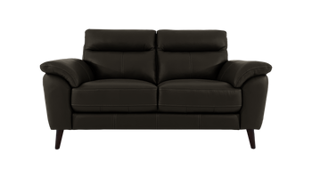 Jayley 2 Seater Leather Sofa with Storage