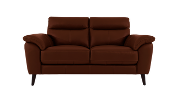 Jayley 2 Seater Leather Sofa with Storage