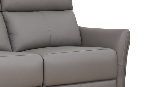 Vogue 2 Seater Leather Power Recliner Sofa - In Stock