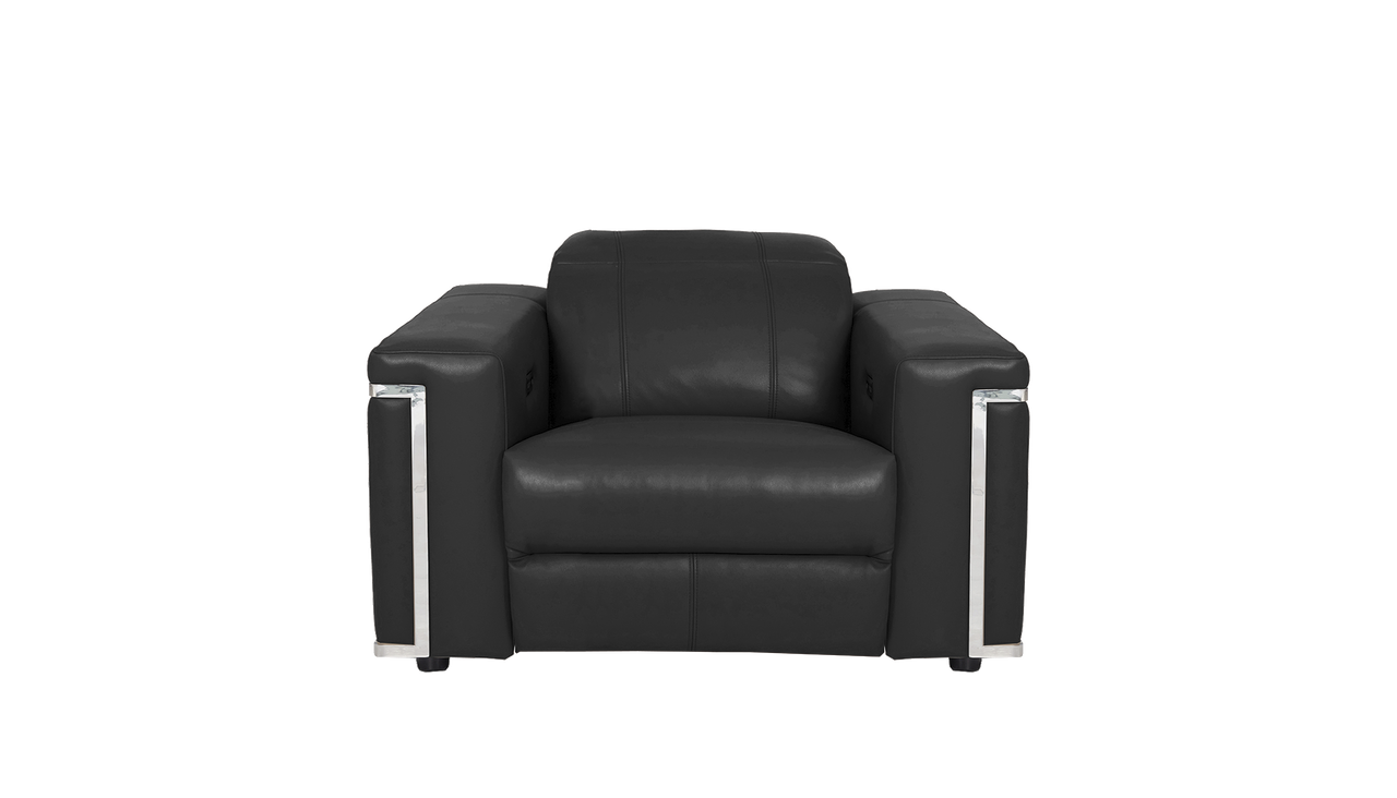 Cora Power Recliner Leather Chair With Power Headrests