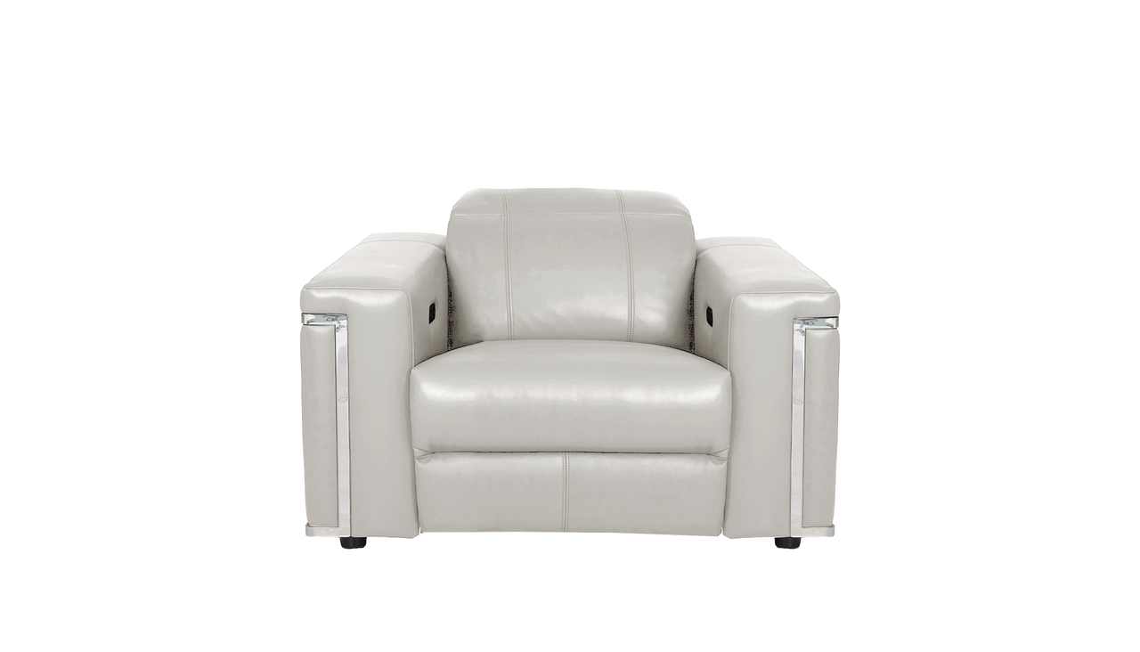 Cora Power Recliner Leather Chair With Power Headrests