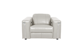 Cora Power Recliner Leather Chair With Power Headrests