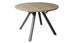 Tetro Grey Wood Effect Round Dining Table