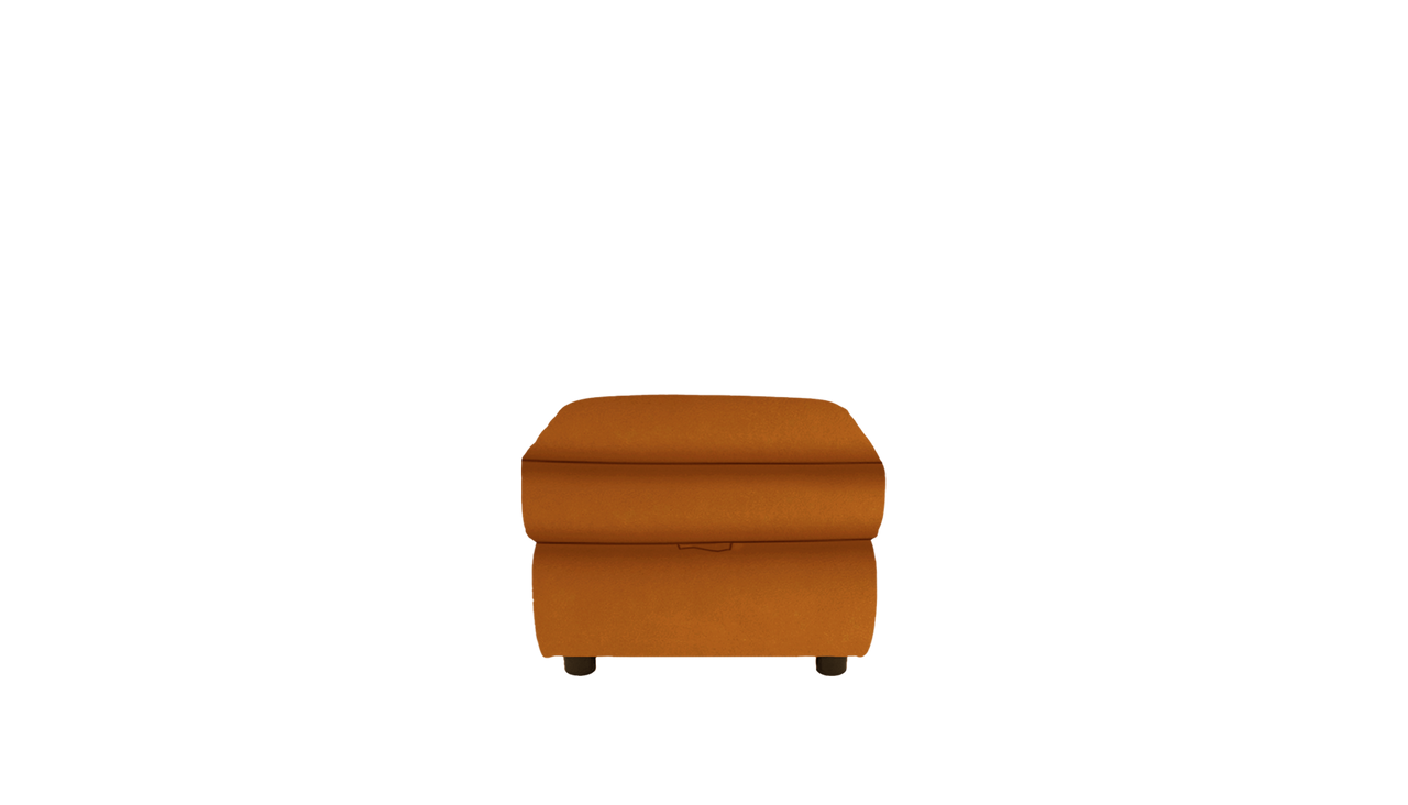 Micah Storage Footstool Leather