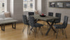 Brooklyn Concrete Effect 1.5m Dining Table With 4 Chairs