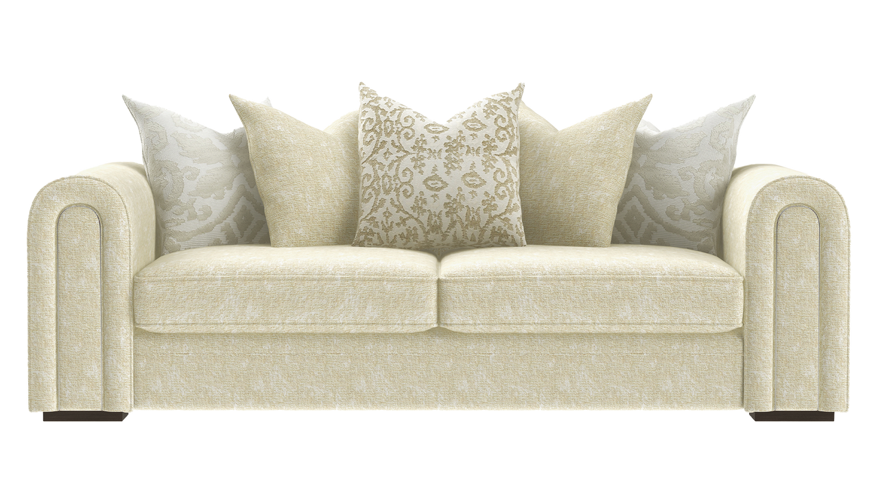 Gatsby 4 Seater Scatter Back Fabric Sofa