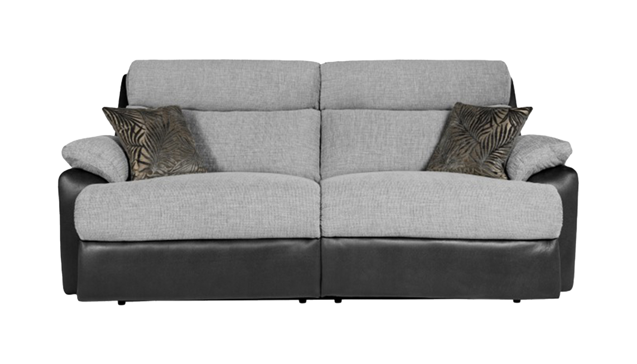 Freya 3 Seater Recliner Fabric Sofa