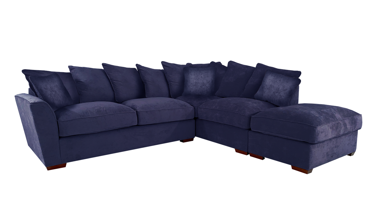 Foster Left Hand Facing Scatter Back Chaise Corner Sofa