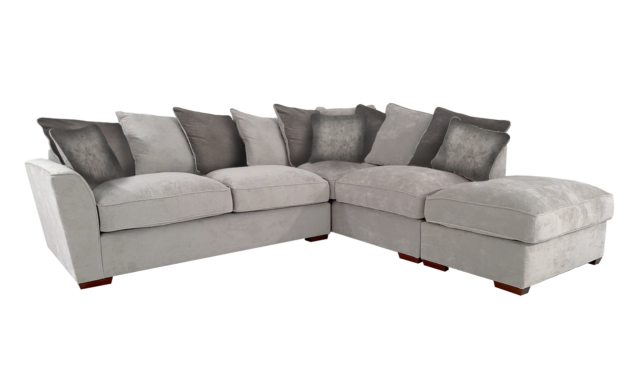 Foster Left Hand Facing Scatter Back Chaise Corner Sofa