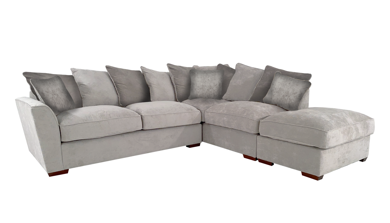 Foster Left Hand Facing Scatter Back Chaise Corner Sofa