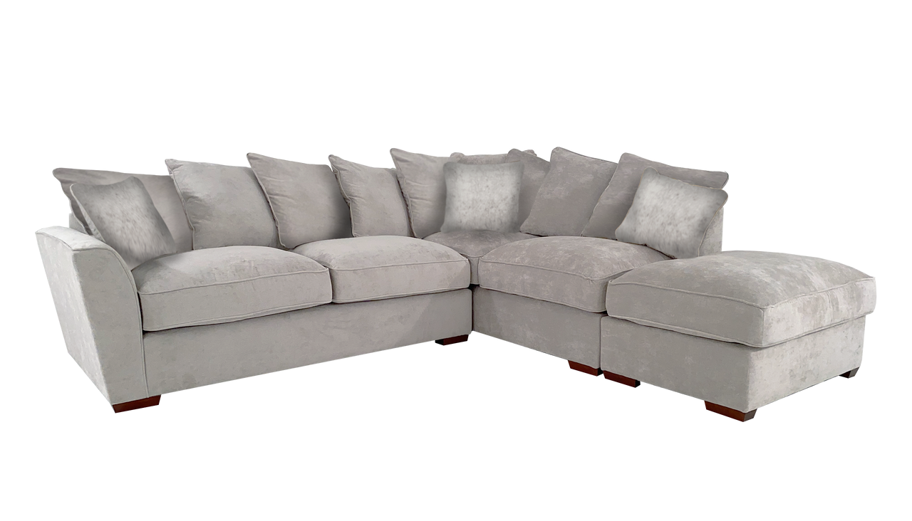 Foster Left Hand Facing Scatter Back Chaise Corner Sofa