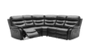 James Leather Large Double Power Recliner Corner Sofa