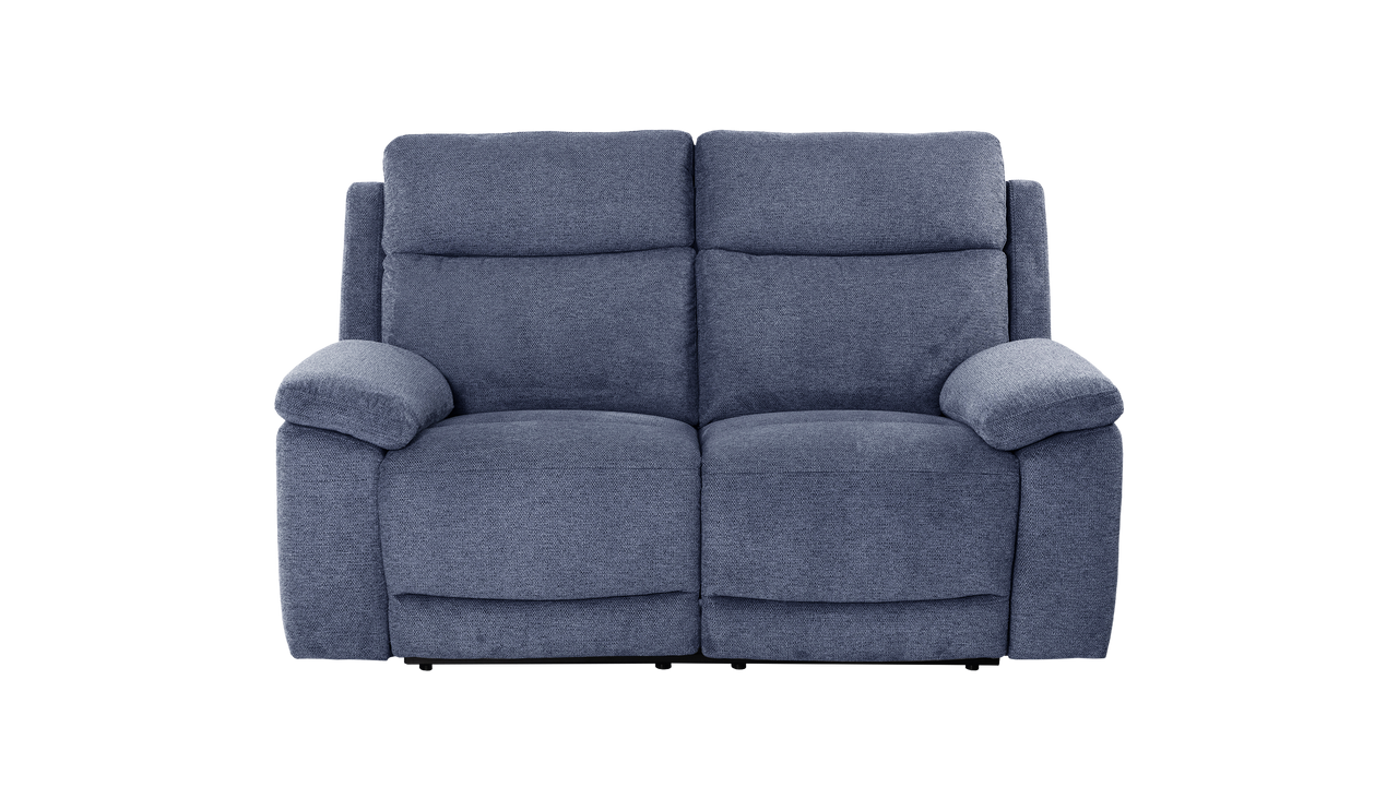 Banks 2 Seater Manual Recliner Fabric Sofa