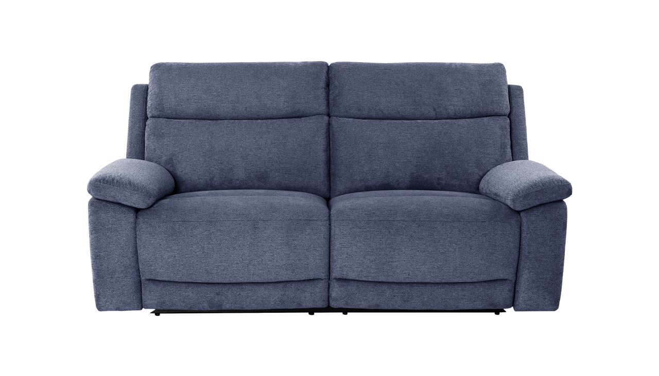 Banks 3 Seater Manual Recliner Fabric Sofa