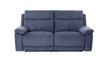 Banks 3 Seater Manual Recliner Fabric Sofa