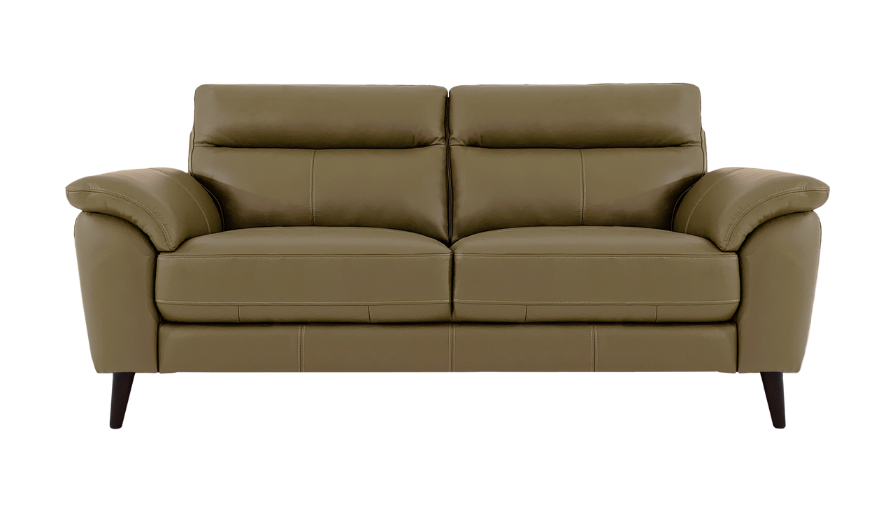 Jayley 3 Seater Leather Sofa With Storage