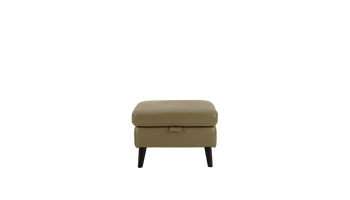 Jayley Leather Storage Footstool