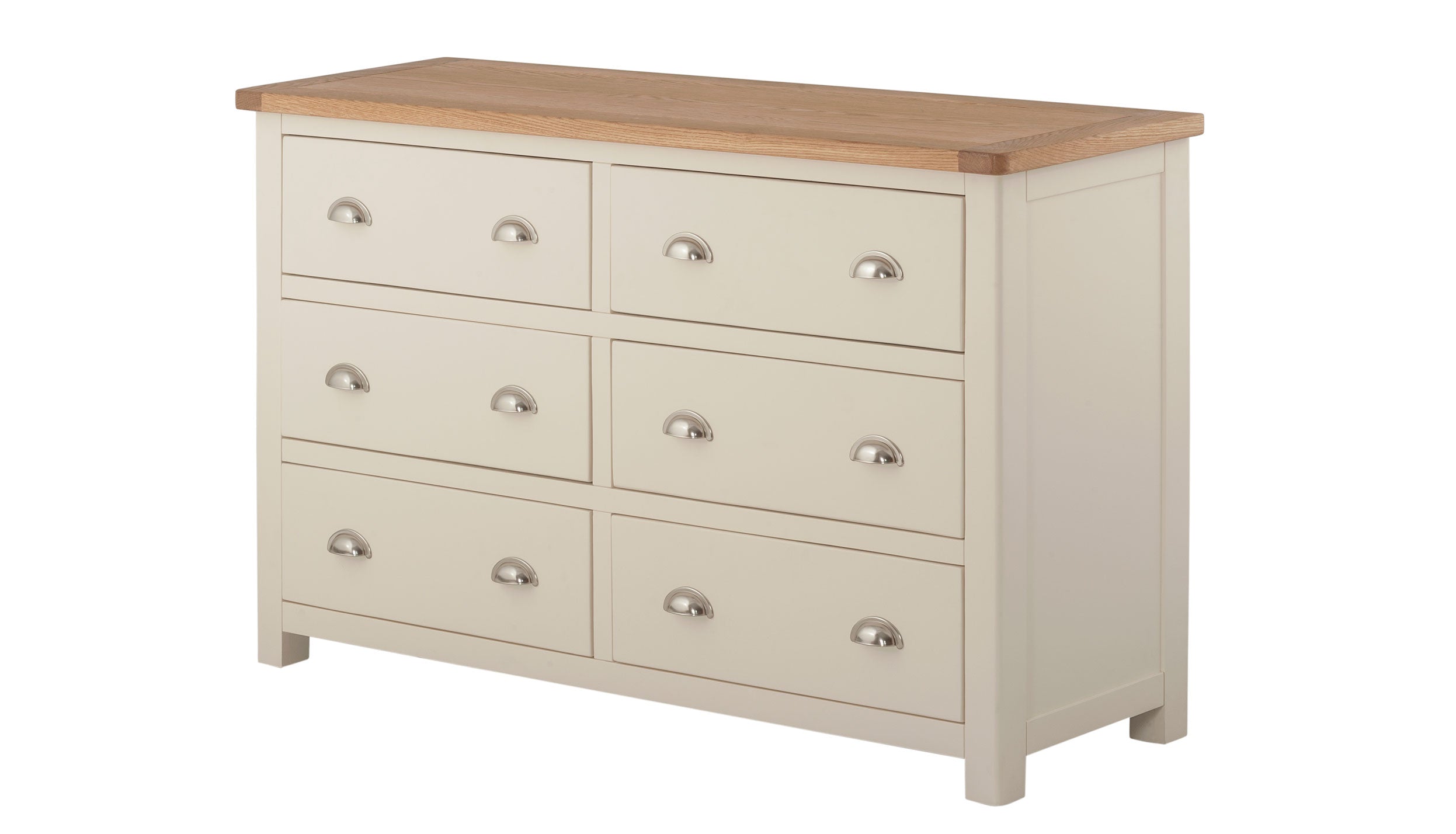 Arlington Two Tone 6 Drawer Chest of Drawers