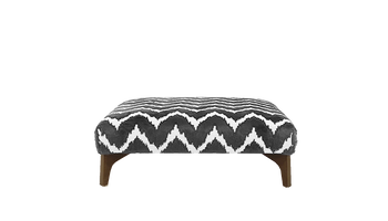 Dillon Large Pattern Square Footstool