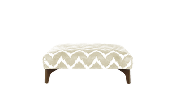 Dillon Large Pattern Square Footstool