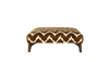 Dillon Large Pattern Square Footstool