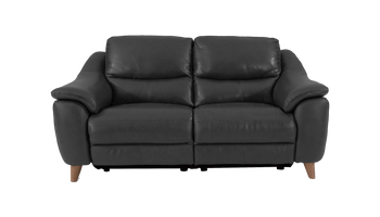 Francis 3 Seater Power Recliner Leather  Sofa