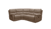 Evelyn 2 Corner 1 Manual Recliner Leather Sofa