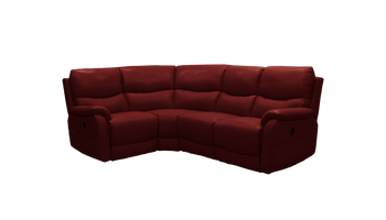 Evelyn 2 Corner 1 Power Recliner Leather Sofa