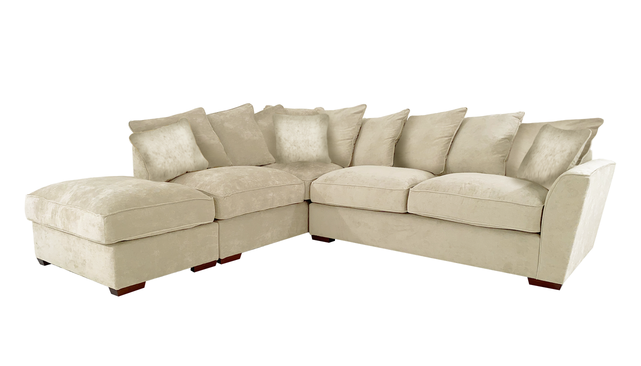 Foster Right Hand Facing Scatter Back Chaise Corner Sofa