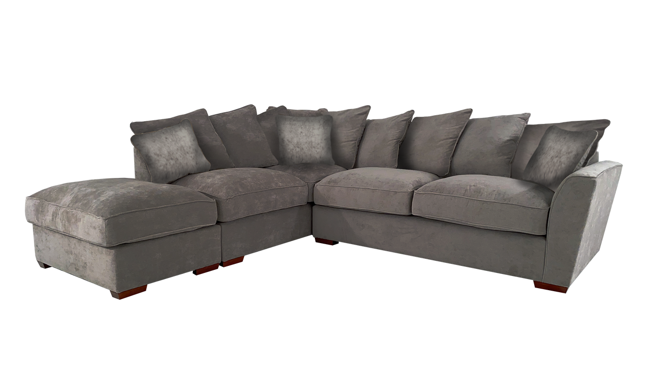 Foster Right Hand Facing Scatter Back Chaise Corner Sofa