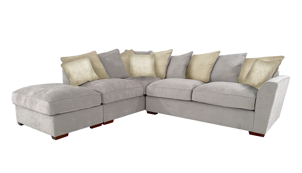 Foster Right Hand Facing Scatter Back Chaise Corner Sofa