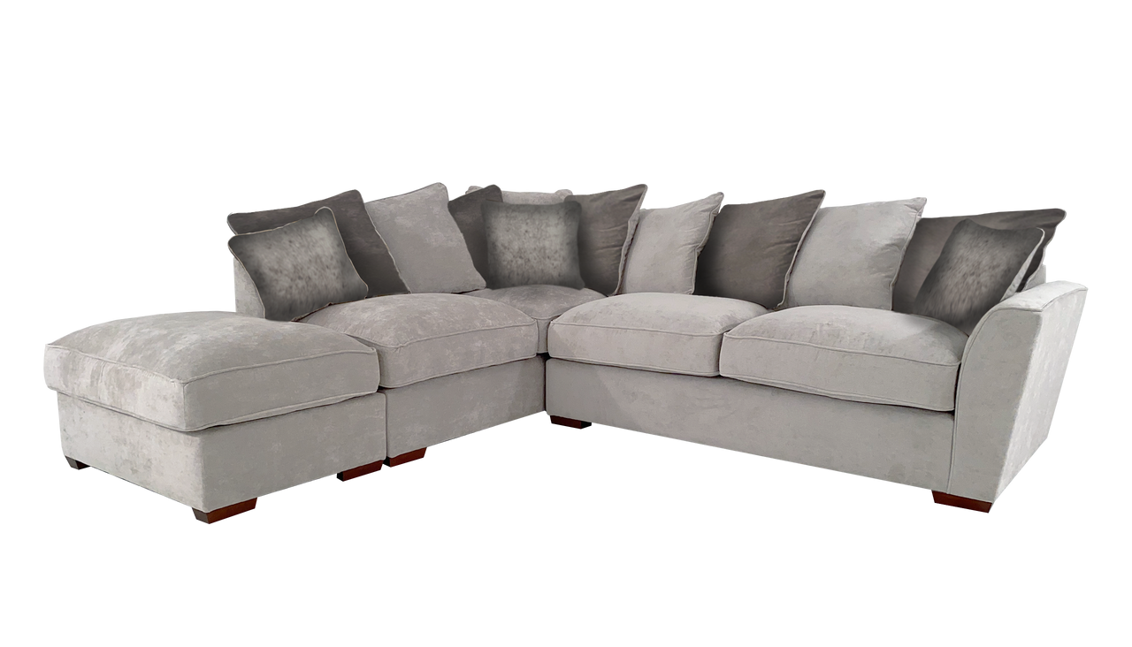Foster Right Hand Facing Scatter Back Chaise Corner Sofa