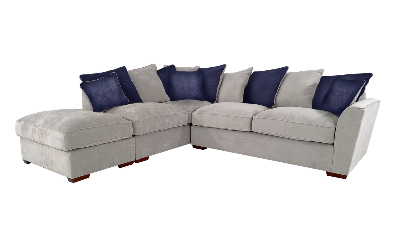 Foster Right Hand Facing Scatter Back Chaise Corner Sofa