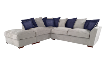 Foster Right Hand Facing Scatter Back Chaise Corner Sofa