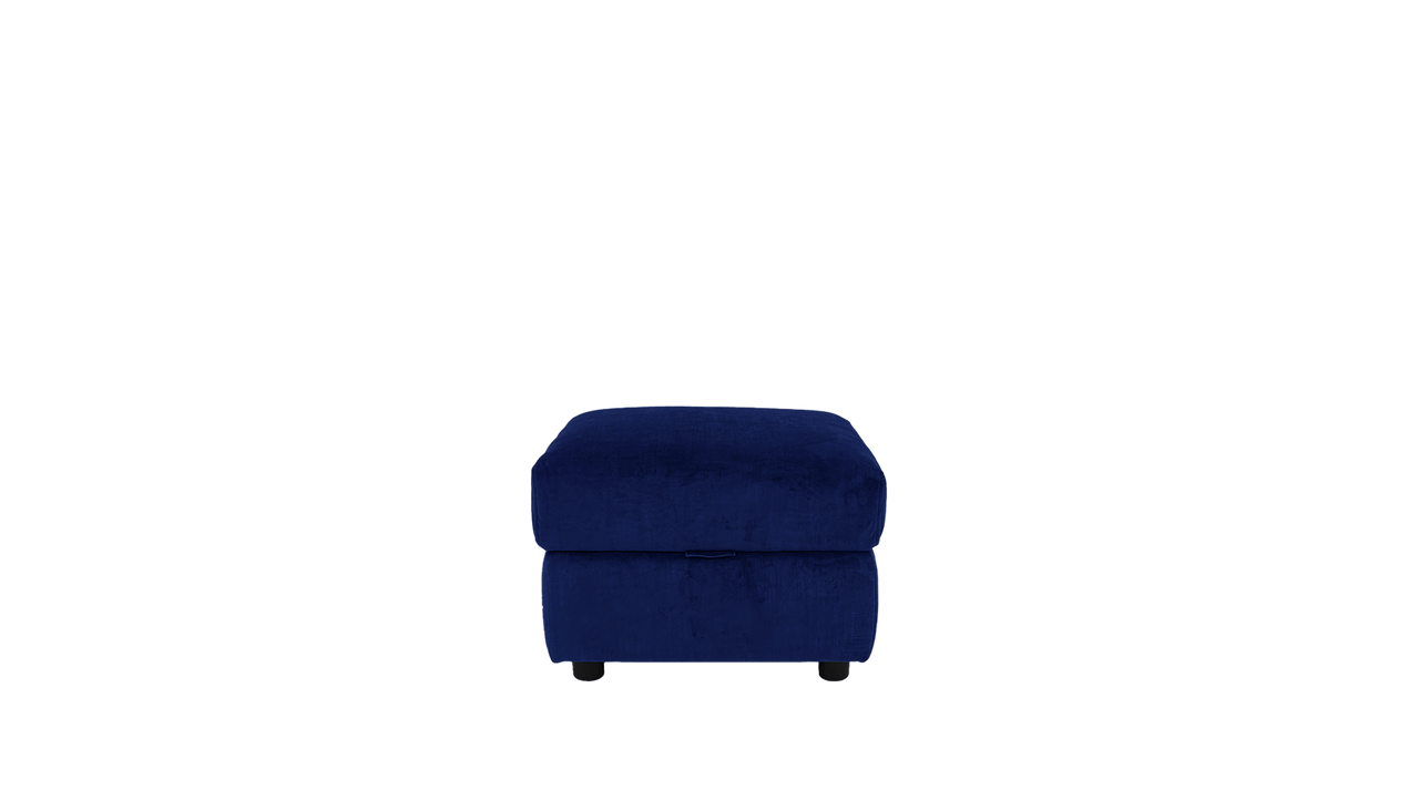 Banks Velvet Storage Footstool
