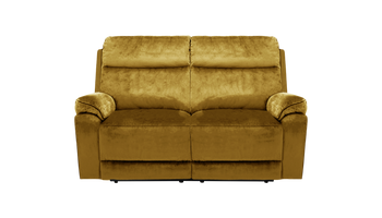 Banks 2 Seater Manual Recliner Velvet Sofa