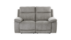 Banks 2 Seater Manual Recliner Fabric Sofa