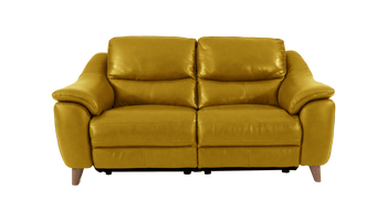 Francis 3 Seater Power Recliner Leather  Sofa