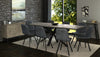 Tetro Concrete Effect Dining Table with 4 Tetro Chairs