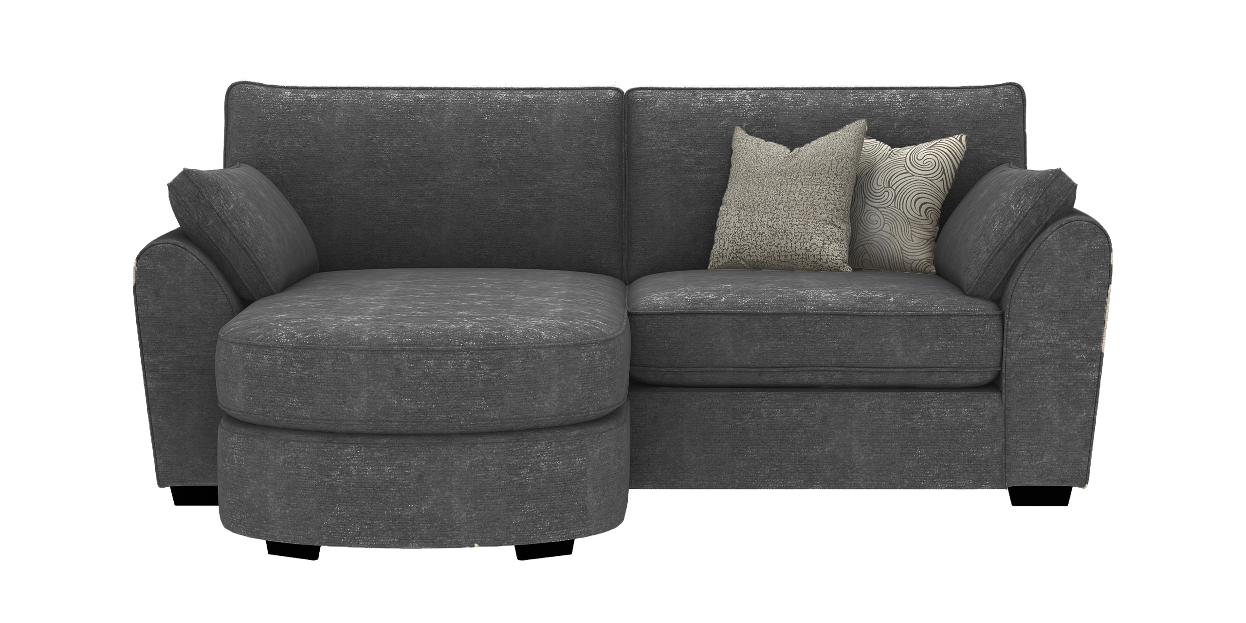 Zara 3 Seater Left Hand Facing Chaise Standard Back Sofa Workshop